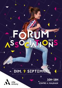 Forum des associations. Le dimanche 9 septembre 2018 à ANTONY. Hauts-de-Seine.  10H00